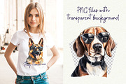 Cool Dog Breeds Clipart, an Object Graphic by Anna Design Studio (Thumbnail 4 of 7)