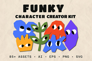 Funky Character Creator: 85+ Shapes