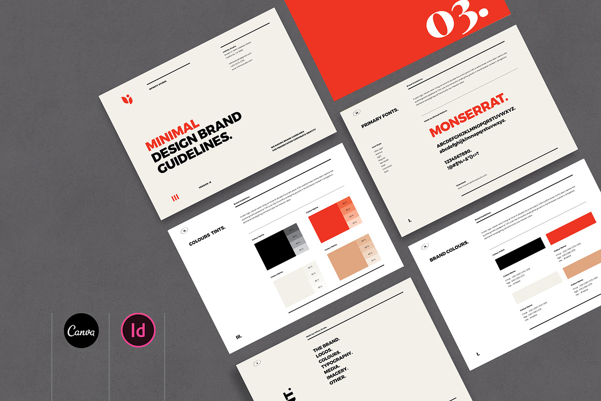 Brand Guidelines, a Brochure Template by Occy Design (Photo 1 of 9)