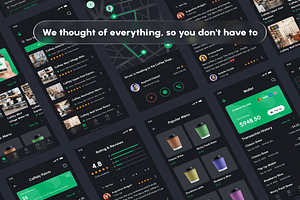 Coffee Shop App UI Kit