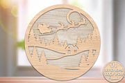 Christmas Sleigh Gnome Laser Cut, a Decorative Illustration by Rose Art (Thumbnail 1 of 3)