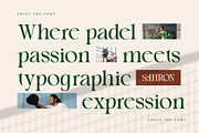 Sahron, a Serif Font by Burntilldead (Thumbnail 10 of 10)