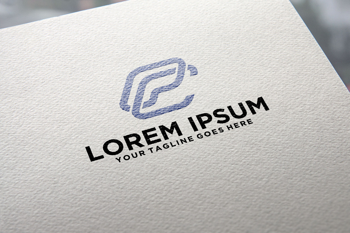 Letter PC simple logo design, a Branding & Logo Template by REDVY CREATIVE