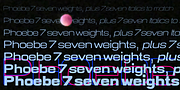 Phoebe, a Sans Serif Font by Wiescher-Design (Thumbnail 2 of 9)
