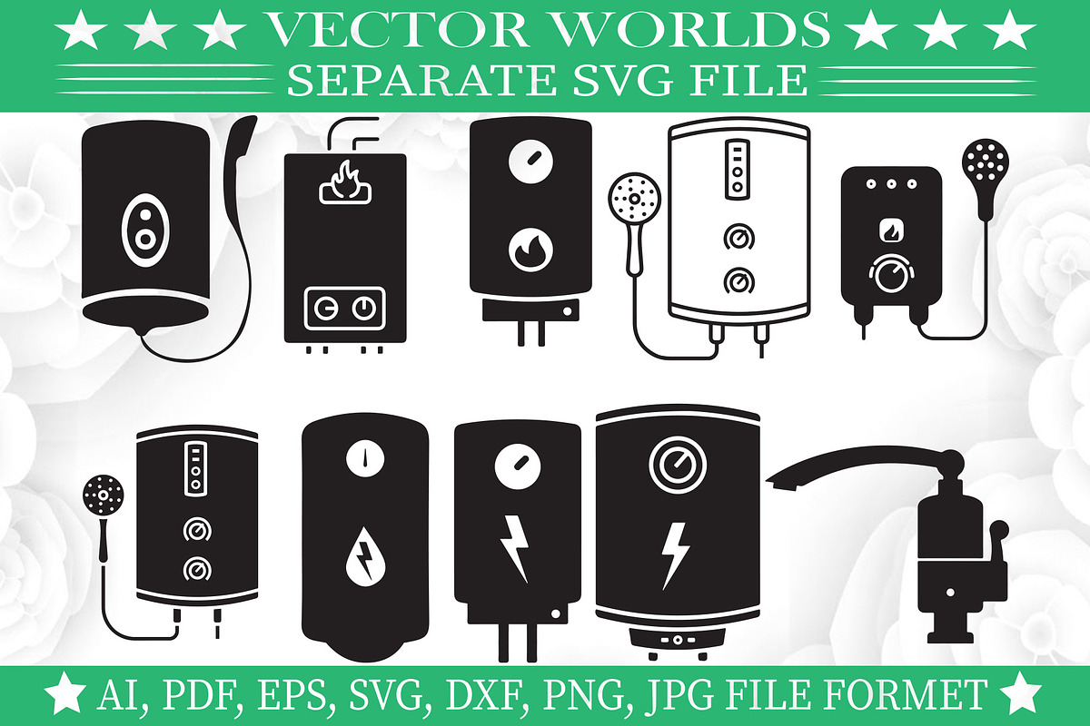 Bathroom Heater Svg, Heater Svg, an Object Graphic by VectorWorlds (Photo 1 of 3)