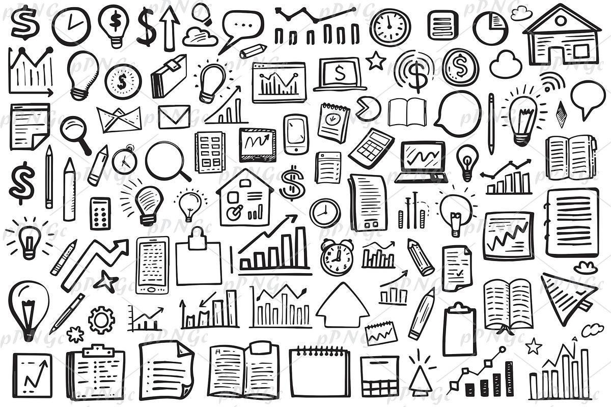 Finances and business SVG, png, an Outline Icon by PassionPNGcreation (Photo 1 of 5)