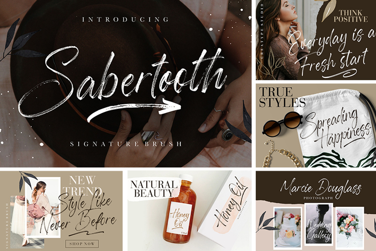 When Modern Meet Vintage Font Bundle, a Script Font by Creatype Studio (Photo 38 of 45)