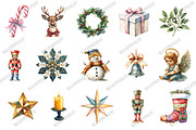 Happy Holidays Christmas Clipart, an Illustration by designcity5 (Thumbnail 3 of 5)