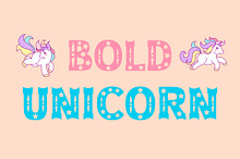 Bold Unicorn Font