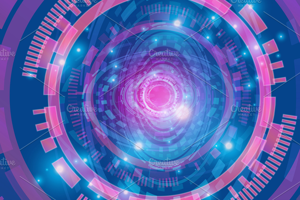 Abstract technology backgrounds, a Pattern Graphic by majcot (Photo 3 of 6)