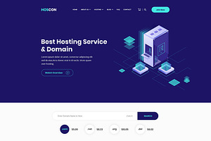 Hoscon - Hosting HTML Template