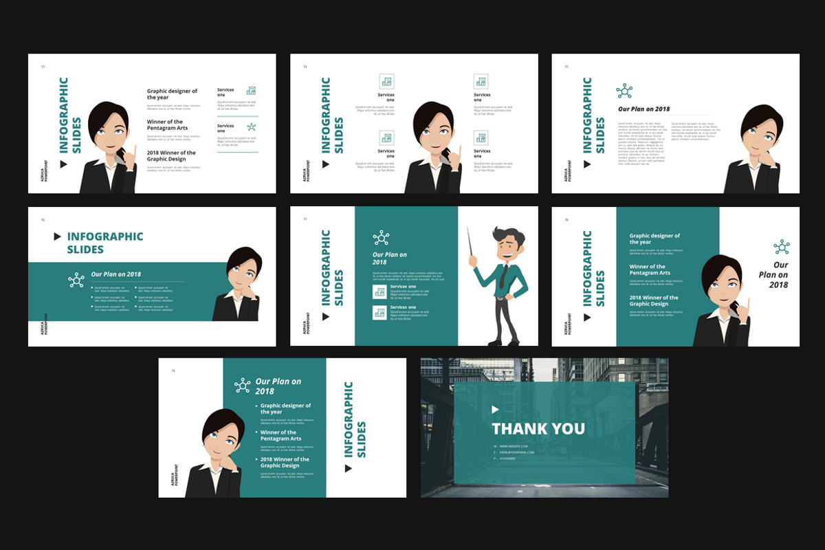 Azruca Powerpoint Templates, a Presentation Template by Azruca (Photo 10 of 11)