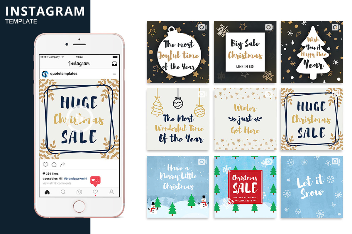 Christmas Animated Template, a Social Media Template by Brandspark Mini