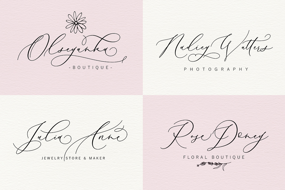 Amira Madison, a Script Font by JamalCreativeStudio (Photo 4 of 11)