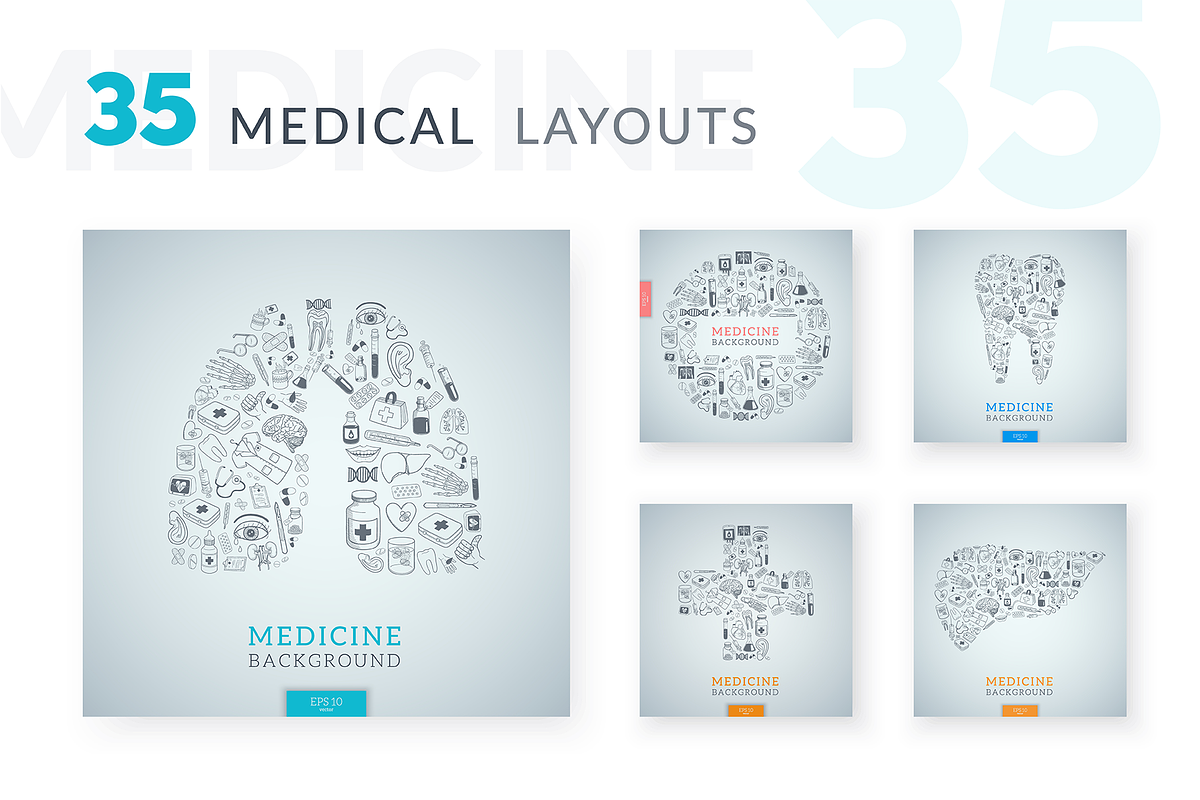 Medicine Design Elements, a Background Graphic by Chuhastock (Photo 2 of 23)
