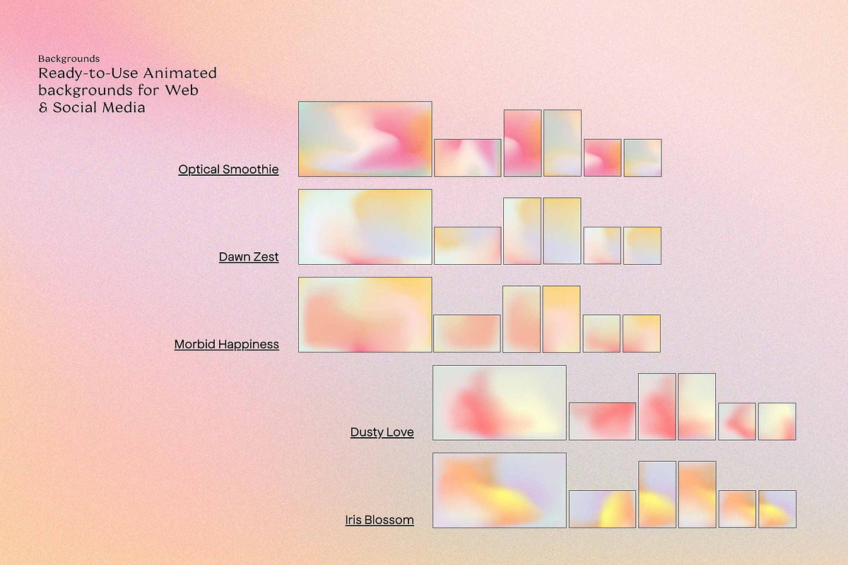 Irid - Loopable Animated Gradients, a Background Graphic by Nomad Visuals (Photo 15 of 17)