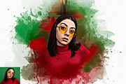 Tail-Wagging Watercolor Magic Action, an Action Add-On by MRI STUDIO (Thumbnail 8 of 9)