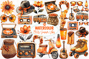 1960s Summer Vibes clipart, a Seasonal Illustration by Designworld (Thumbnail 1 of 5)