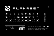 Netrox - Futuristic Display Font, a Sans Serif Font by Typeagle (Thumbnail 2 of 11)