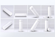 Steel Thermos Bottle Mock-Up, a Product Mockup by DesignRushMarket (Thumbnail 2 of 7)