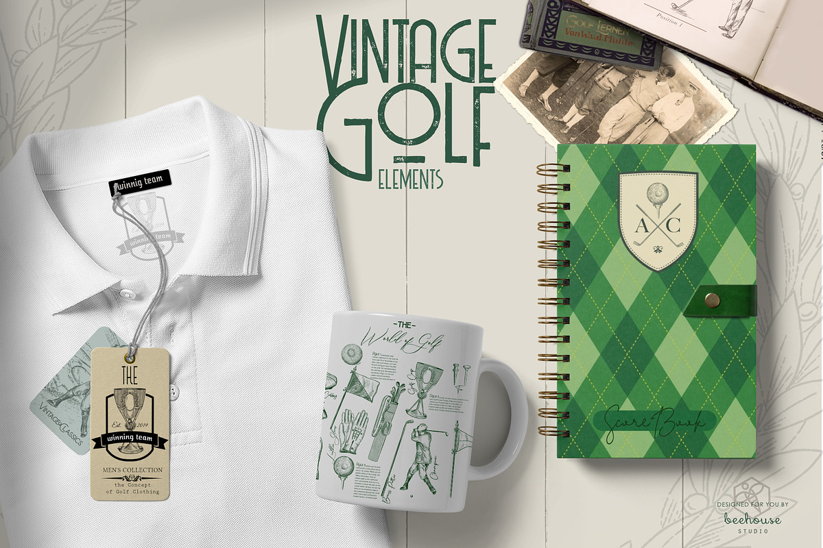 Vintage Golf Illustrations, an Illustration by beehouse studio (Photo 5 of 7)