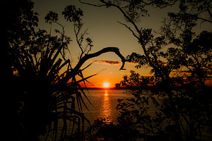 Framed Sunset