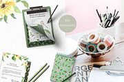 Pattern Collection Birds and Flowers, a Pattern Graphic by OlgaSerbun (Thumbnail 5 of 6)