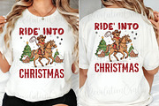 Gingerbread Cowboy Christmas PNG, an Illustration by OK Design (Thumbnail 4 of 4)