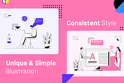 Zapata - Simple Line Illustration, a Templates & Theme by Designspace (Thumbnail 2 of 7)