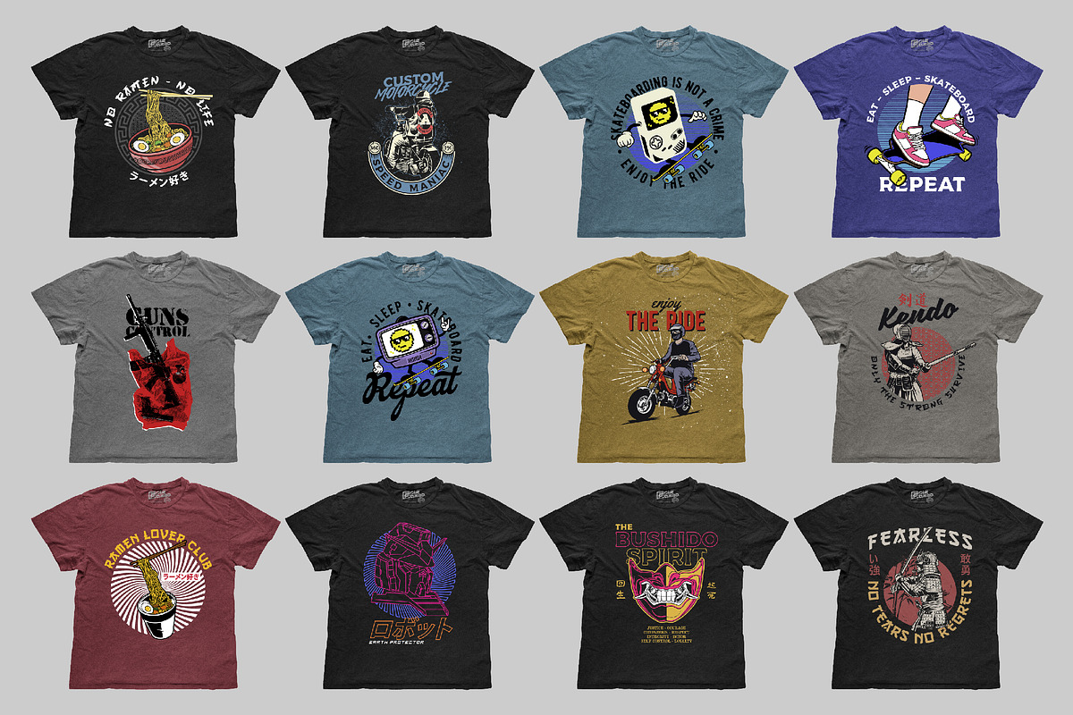 101 ultimate bundle T-Shirt Designs, an Illustration by The BolzStudio (Photo 8 of 10)