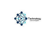 Technology logo, AI logo design, a Branding & Logo Template by YUDesignStore (Thumbnail 1 of 5)