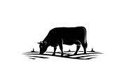 Farm Cow Silhouette Vector Bundle, an Illustration by Designs_River (Thumbnail 49 of 51)