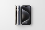 11 Psd iPhone 15 Pro Mockup, an iPhone Mockup by Se٧enStudio (Thumbnail 8 of 12)