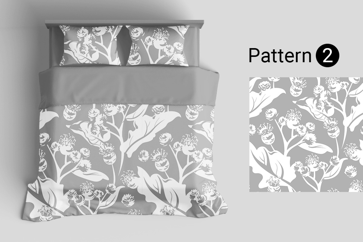 Flowers. Seamless Patterns 1, a Pattern Graphic by Yulia Ogneva (Photo 3 of 7)