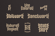 Calarau - Variable Metal Font, a Blackletter Font by creativemedialab (Thumbnail 14 of 16)