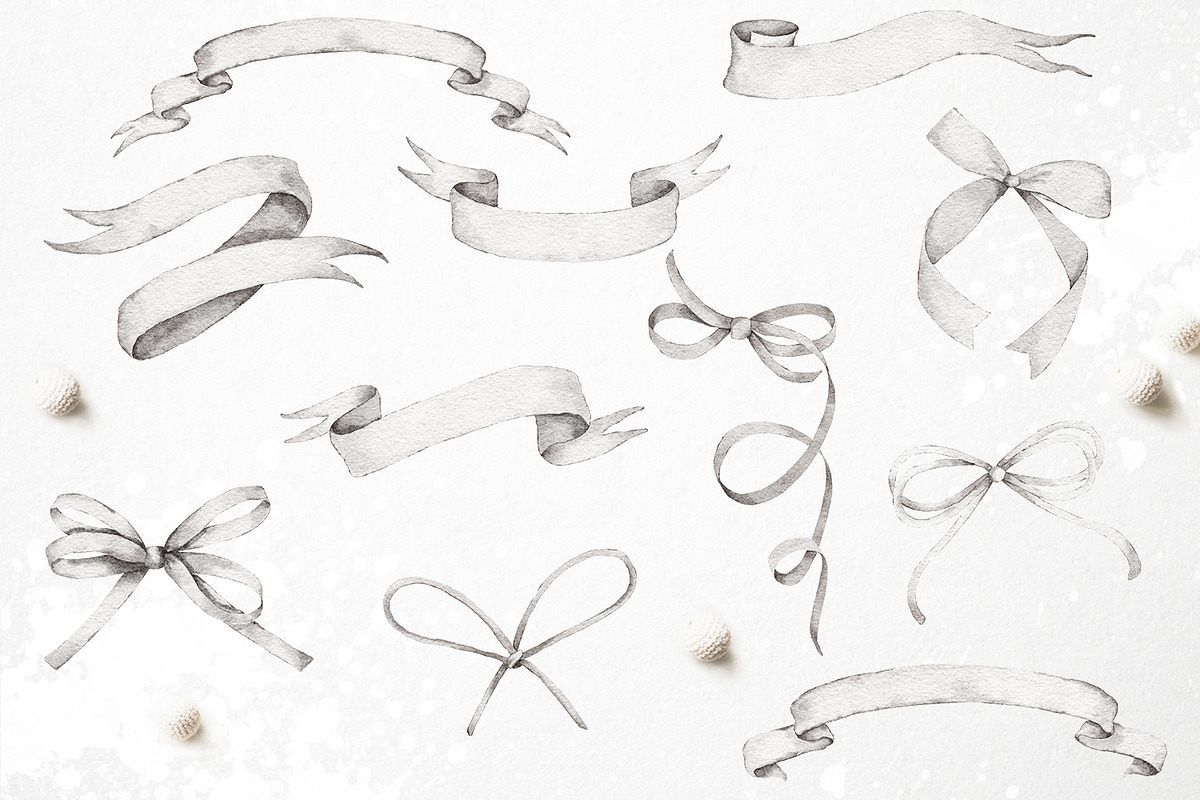 Watercolor Ribbons & Banners - PNG, an Object Graphic by PixelJungle (Photo 3 of 4)