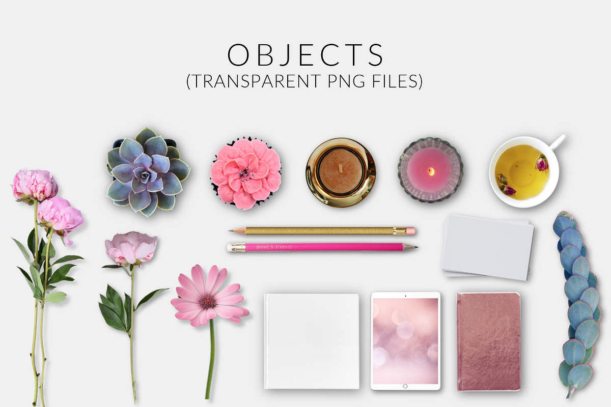 Pink & Gold Scene Creator, a Product Mockup by Storyteller Design (Photo 5 of 8)