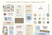 Nostalgic Branding Kit Canva, a Branding & Logo Template by Hell Yeah Designs (Thumbnail 10 of 19)