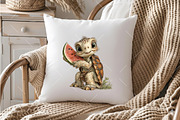 Whimsical Summer Turtle Clipart, an Illustration by OK Design (Thumbnail 6 of 6)