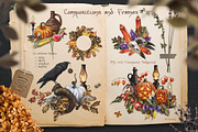 Blessed Samhain Watercolor Set, an Animal Illustration by Fluffy Unicorn (Thumbnail 6 of 14)