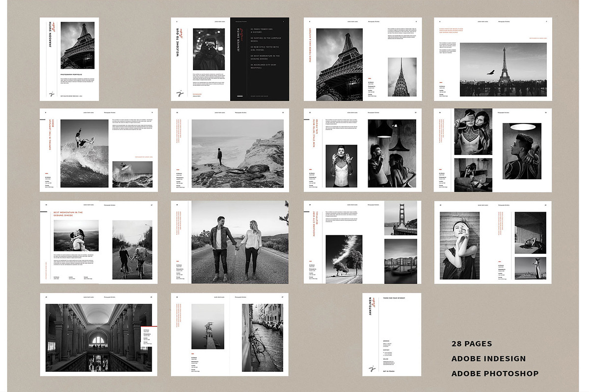 Magazine / Portfolio Bundle, a Magazine Template by Occy Design