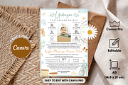 Editable Pastel Nursery Baby Canva, an Invitation Template by Blooming Daisy (Thumbnail 1 of 4)
