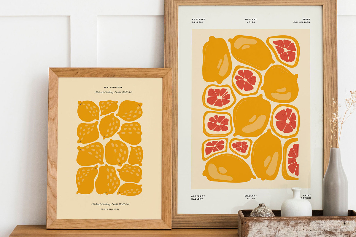 Modern Fruits | Wall Art Creator, an Object Graphic by Leleka.Store (Photo 3 of 18)