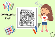 Food Corners Coloring pages – 31 PNG, an Animal Illustration by Smillyy Threads (Thumbnail 4 of 9)