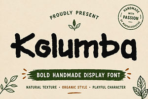 Kolumba – Handmade Display Font
