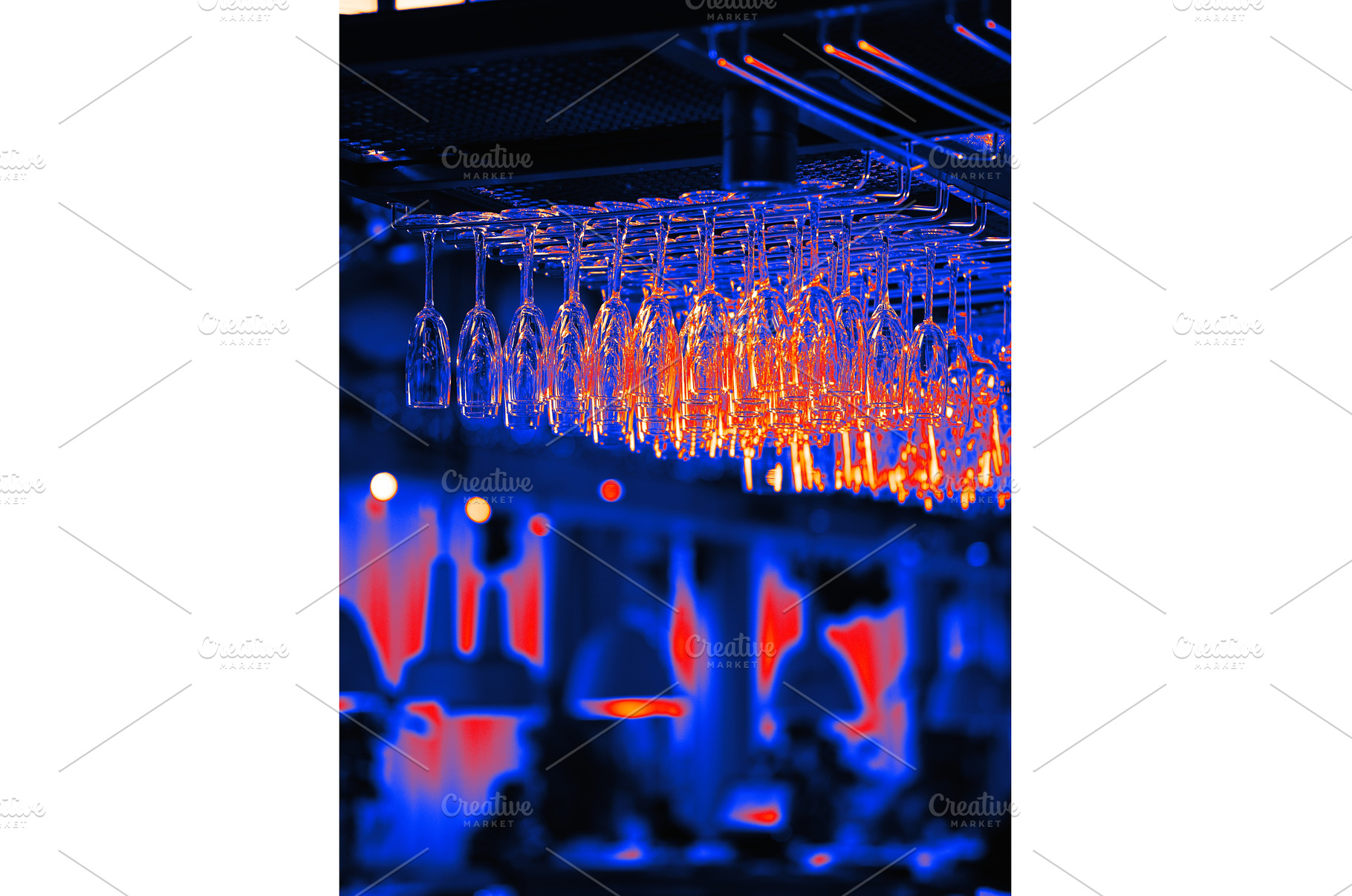 Infrared Thermal image of row of, a Food & Drink Photo by Fascinadora