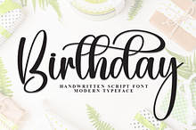 Birthday | Script Font