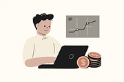 Early Retirement Illustration, an Object Graphic by Jump Studio (Thumbnail 4 of 13)