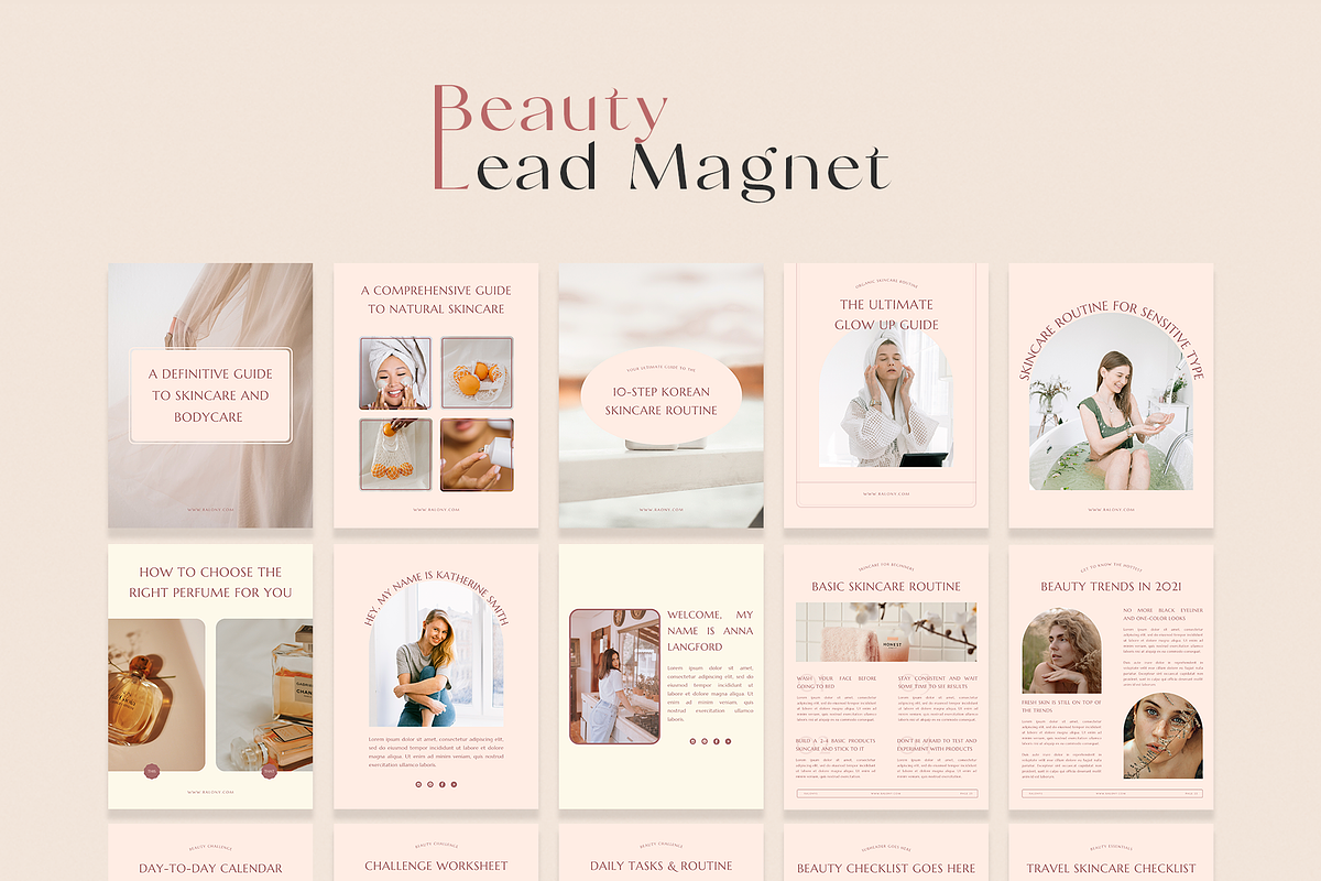 Beauty Lead Magnet | Canva, a Magazine Template by Ralony (Photo 10 of 10)