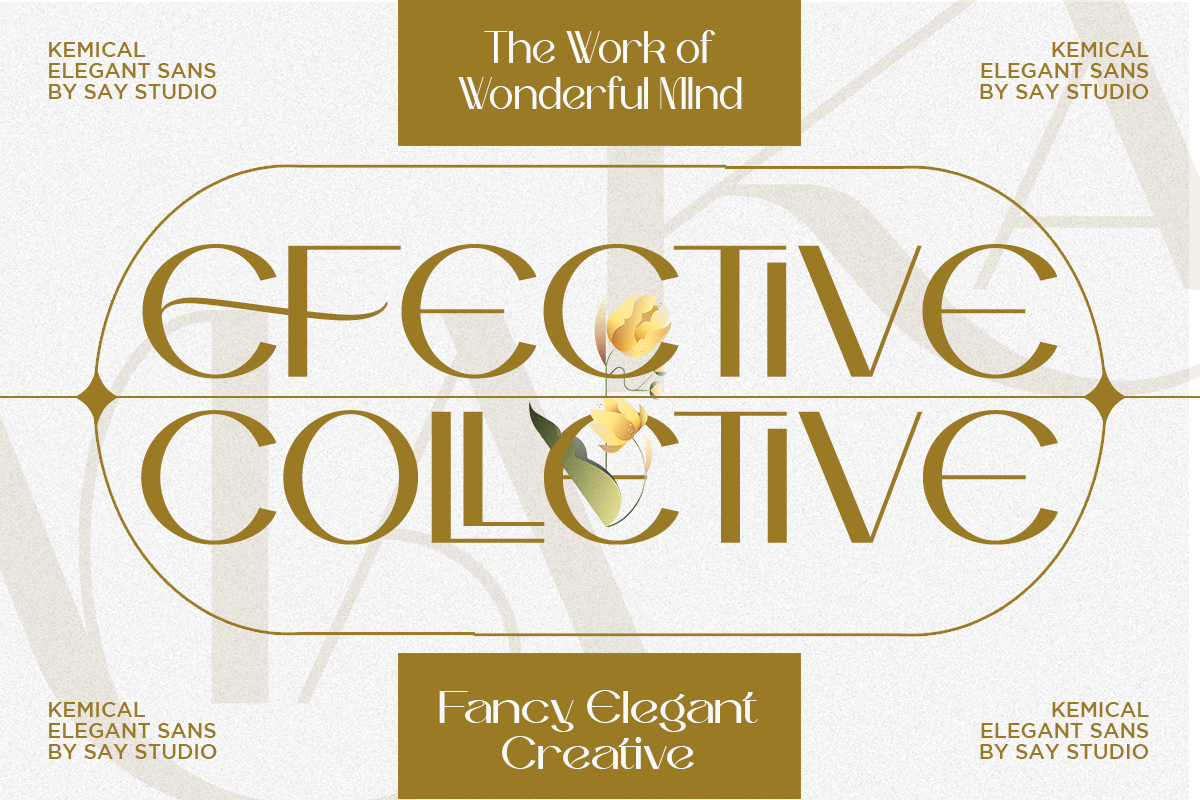 Kemical - Luxury Ligature Sans Font, a Sans Serif Font by Say Studio (Photo 4 of 11)